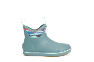 Image of Xtratuf 6 in Buoy Ankle Deck Boot - Womens, Trooper Blue/Beach Glass, 6, XWAB-2BG-BLU-060