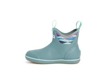 Image of Xtratuf 6 in Buoy Ankle Deck Boot - Womens, Trooper Blue/Beach Glass, 6, XWAB-2BG-BLU-060
