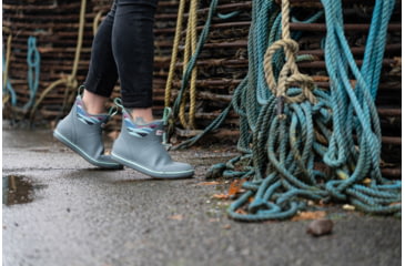 Image of Xtratuf 6 in Buoy Ankle Deck Boot - Womens, Trooper Blue/Beach Glass, 6, XWAB-2BG-BLU-060