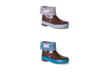 Image of Xtratuf 8 in Kids' Salmon Sisters Legacy - Kids, Brown, Chocolate/Blue