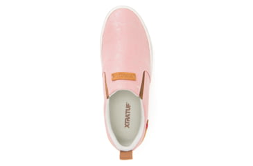 Image of Xtratuf Canvas Sharkbyte Deck Shoe - Womens, Salmon, 10, XSW-700-ORG-100