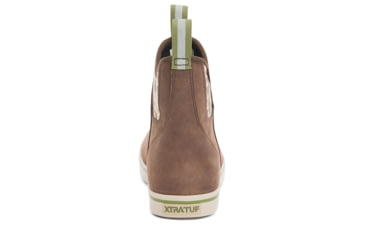 Image of Xtratuf Leather 6in Ankle Deck Boot - Mens, Brunette/Chocolate Brown/Duck Camo, 11, XAL-DCAM-BRN-110, EDEMO1