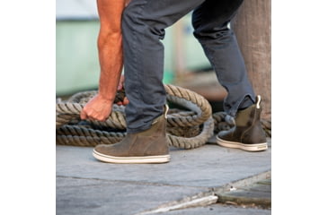 Image of Xtratuf Leather 6in Ankle Deck Boot - Mens, Olive, 9, XAL-300-GRN-090