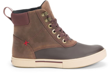 Image of Xtratuf Leather Ankle Deck Boot Lace Shoe - Womens, Brunette/Rum Raisin, 7, LALW-900-BRN-070