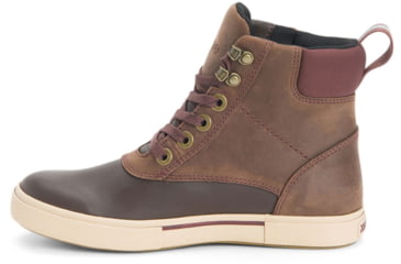 Image of Xtratuf Leather Ankle Deck Boot Lace Shoe - Womens, Brunette/Rum Raisin, 7, LALW-900-BRN-070