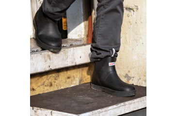 Image of Xtratuf Wheelhouse 6 in Ankle Deck Boot - Men's, 13 US, Medium, Black, XMW-000-BLK-130
