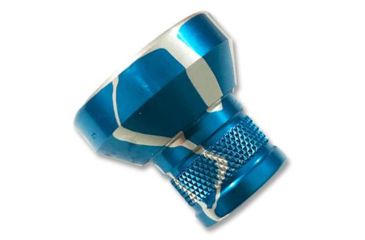 Image of Precision Hardcore Gear Powder Funnel, .40 Caliber, 6061 Aluminum, Blue, HC-91426