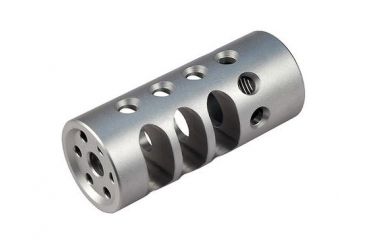 Image of Precision Hardcore Gear Stainless Steel Slotted Hybrid Brake - 1in OD X 9/16in-28, Raw, HC-91121