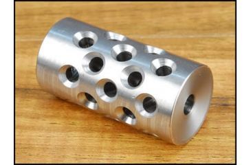 Image of Precision Hardcore Gear Stainless Steel Radial Ported Brake - 1in OD X 5/8in-24, Raw, HC-91110
