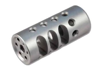 Image of Precision Hardcore Gear Stainless Steel Slotted Hybrid Brake - 1in OD X 5/8in-24, Raw, HC-91120