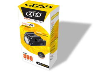 Image of XTS 800 Lumen Pistol Flashlight, Black, XM-23