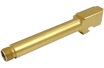 Image of XTS Pistol Barrel Threaded, Glock 17 Gen 1-3, 9mm Luger, 1-10 Twist, 1/2x28 Thread, Tin, Gold, One Size, G17-BART-G
