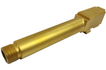 Image of XTS Pistol Barrel Threaded, Glock 19 Gen 1-5, 9mm Luger, 1-10 Twist, 1/2x28 Thread, Tin, Gold, One Size, G19-BART-G