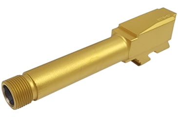 Image of XTS Pistol Barrel Threaded, Glock 43, 9mm Luger, 1-10 Twist, 1/2x28 Thread, Tin, Gold, One Size, G43-BART-G
