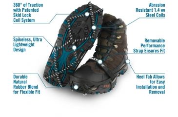 Image of Yaktrax Shoe Traction, Yaktrax Pro, Black, M 08611