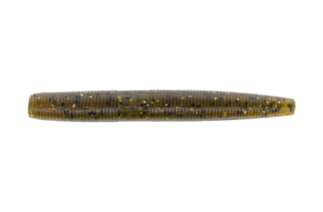 Image of Yamamoto Baits Ned Senko Worm, 10, 3in, Green Pumpkin Magic, YAM-9N3-10-355