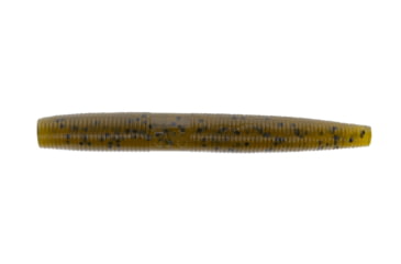 Image of Yamamoto Baits Ned Senko Worm, 10, 3in, Green Pumpkin-Black, YAM-9N3-10-297
