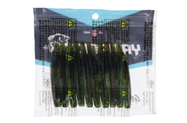 Image of Yamamoto Baits Ned Senko Worm, 10, 3in, Green Pumpkin-Watermelon, YAM-9N3-10-912