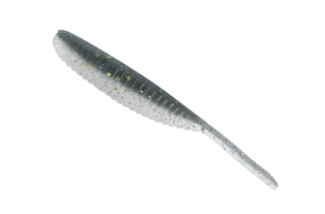 Image of Yamamoto Baits 3in Shad Shape Worm, 10 pack, Green Gizzard, YAM-68JR-10-9008