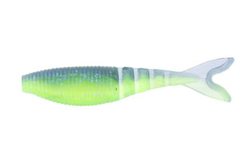 Image of Yamamoto Baits Zako Swimbaits, 8, 3in, Electric Blue-Chartreuse, YAM-134JR-08-9007