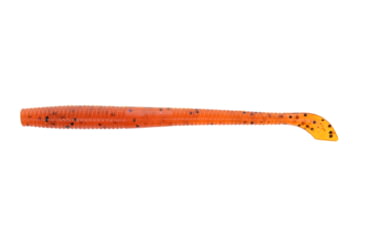 Image of Yamamoto Baits Kut 4in Tail Worm, 20, Fire Craw, YAM-7-20-9003