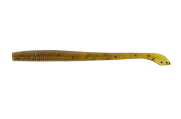 Image of Yamamoto Baits Kut 4in Tail Worm, 20, Green Pumpkin-Green-Purple, YAM-7-20-301