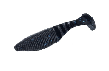 Image of Yamamoto Baits Paddle Tail Zako Soft Bait, 5, 4in, Black-Blue, YAM-134P-05-021