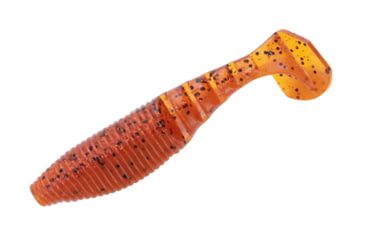 Image of Yamamoto Baits Paddle Tail Zako Creature Bait, 5, 4in, Fire Craw, YAM-134P-05-9003