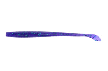 Image of Yamamoto Baits Kut 5in Tail Worm, 10, Junebug Purple-Emerald Flake, YAM-7L-10-213