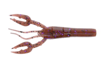 Image of Yamamoto Baits Fat Baby Craw, 3.75in, Cinnamon Brown w/ Black &amp; Purple Flake, YAM-3FS-07-221