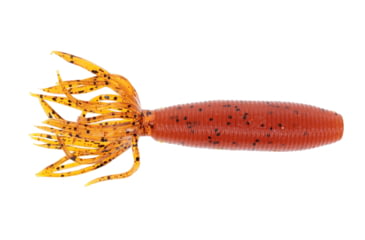 Image of Yamamoto Baits Fat Ika Creature Bait, 10, 4in, Fire Craw, YAM-92F-10-9003