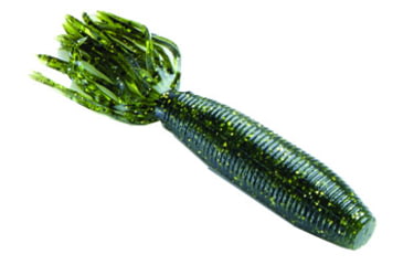 Image of Yamamoto Baits Fat Ika Soft Bait, 10, 4in, Watermelon &amp; Black Gold, 92F-10-323