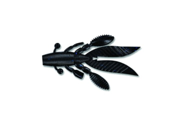 Image of Yamamoto Baits Flappin Hog Creature Bait, 4.5in, 5pk, Black with Large Blue, FHL-05-021