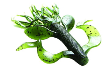 Image of Yamamoto Baits Kreature, 4in, 7pk Watermelon with Large Black &amp; Small Gold, 5-07-323