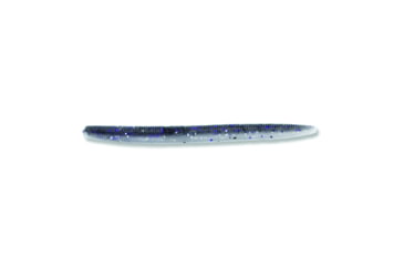 Image of Yamamoto Baits Senko Worm, 10, 4in, Smoke with Purple &amp; Hologram Laminate, 9S-10-927