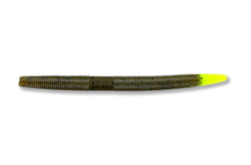 Image of Yamamoto Baits Senko 5in Worm, 10 Pack, Green Pumpkin/Chartreuse Tail, YAM-9-10-547