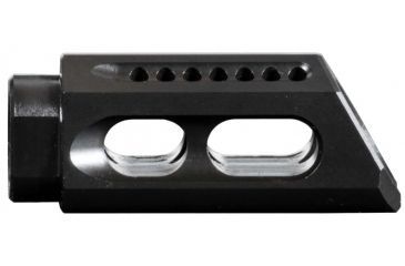 Image of Yankee Hill 26-MB-A Slant Muzzle Brake 5.56mm Threaded 1/2-28 TPI Steel Black