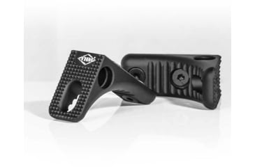 Image of Yankee Hill Machine M-Lok Hand Stop, Black Knurled Aluminum, Hardcoat Anodized, 5405A