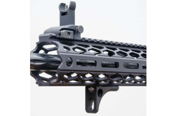 Image of Yankee Hill Machine M-Lok Hand Stop, Black Knurled Aluminum, Hardcoat Anodized, 5405A