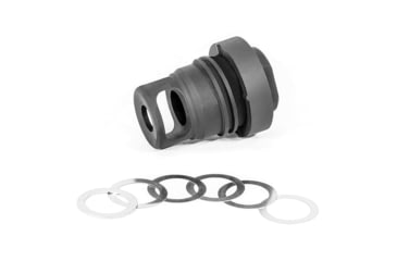 Image of Yankee Hill Machine Mini QD Muzzle Brake, 9MM, 5/8x24, Black, YHM-3109-1MB-24A