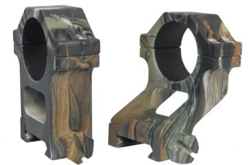Image of Yankee Hill Machine Offset Combo Scope Ring Set Tall/Offset One Inch Weaver Realtree AP Camouflage