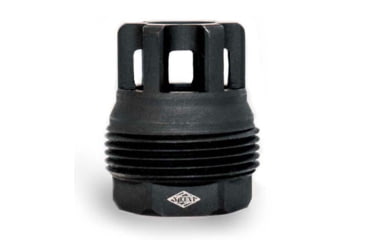 Image of Yankee Hill Machine sRx Mini Muzzle Brake, OD Black Phosphate Steel, 1/2-28 tpi, 9mm, 4401MB28