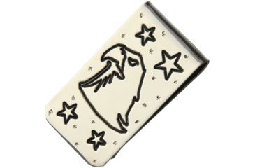Image of Yellowhorse Custom Money Clip Bald Eagle, Stainless Steel, Handle YH228