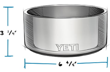 Image of Yeti Boomer 4 Dog Bowl, Stainless Steel, 21071500010
