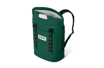 Image of Yeti Hopper Backpack Soft Cooler M12, 20 Cans, Black Forest Green, 18060131827