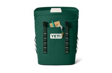 Image of Yeti Hopper Backpack Soft Cooler M12, 20 Cans, Black Forest Green, 18060131827