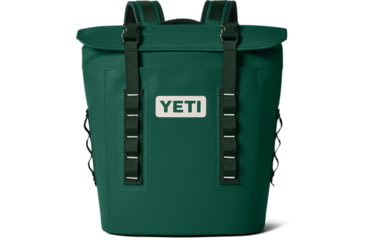 Image of Yeti Hopper Backpack Soft Cooler M12, 20 Cans, Black Forest Green, 18060131827