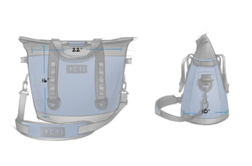 Image of Yeti Hopper M30 Soft Cooler, Navy, 18025180000