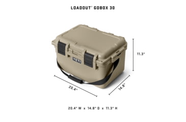Image of Yeti LoadOut GoBox 30, Camp Green, 30 Quart, 18060131251