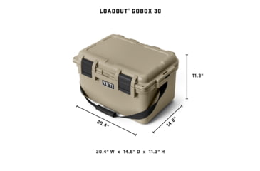 Image of Yeti LoadOut GoBox Gear Case 30, Charcoal, 26010000536